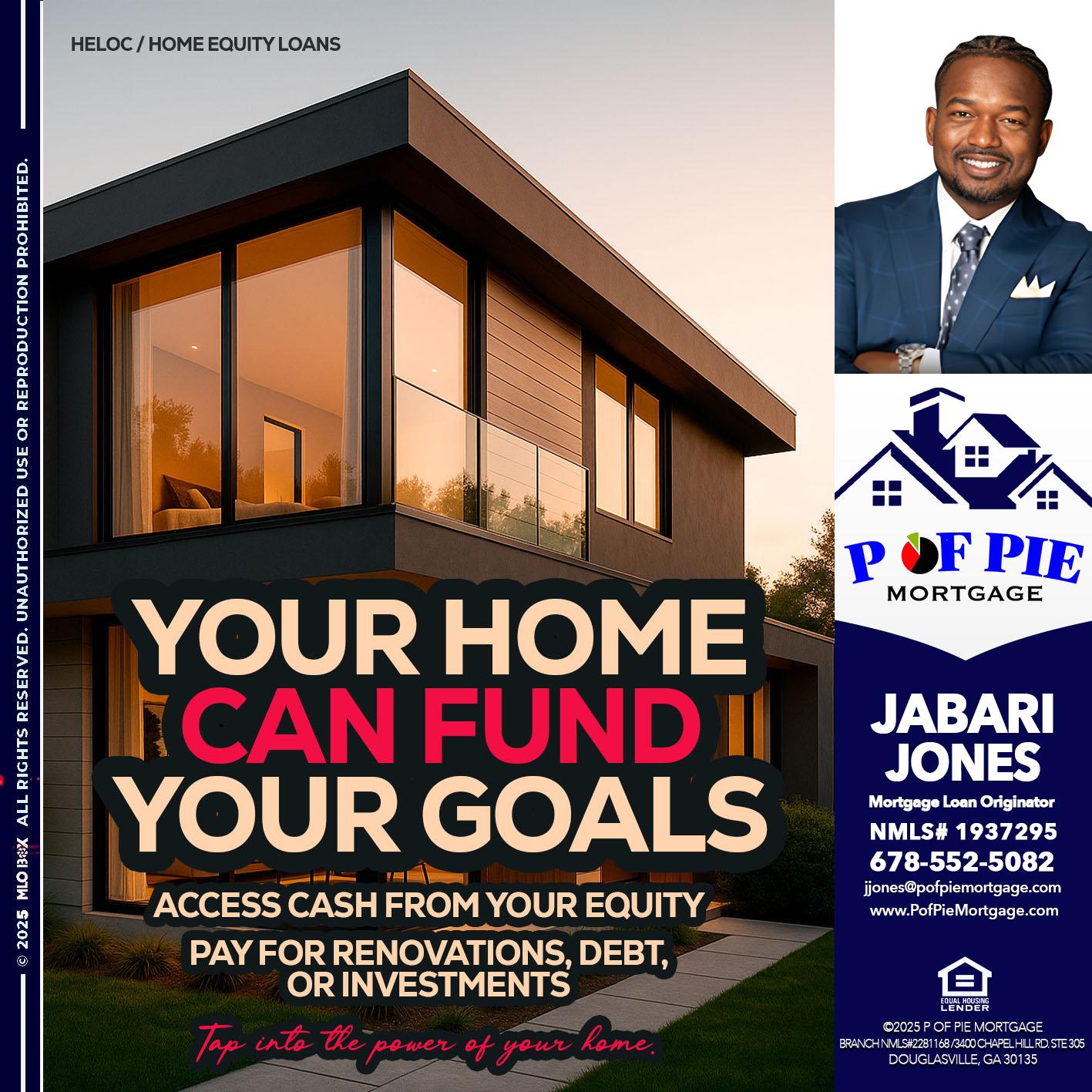 HELOC - Jabari Jones -Mortgage Loan Officer