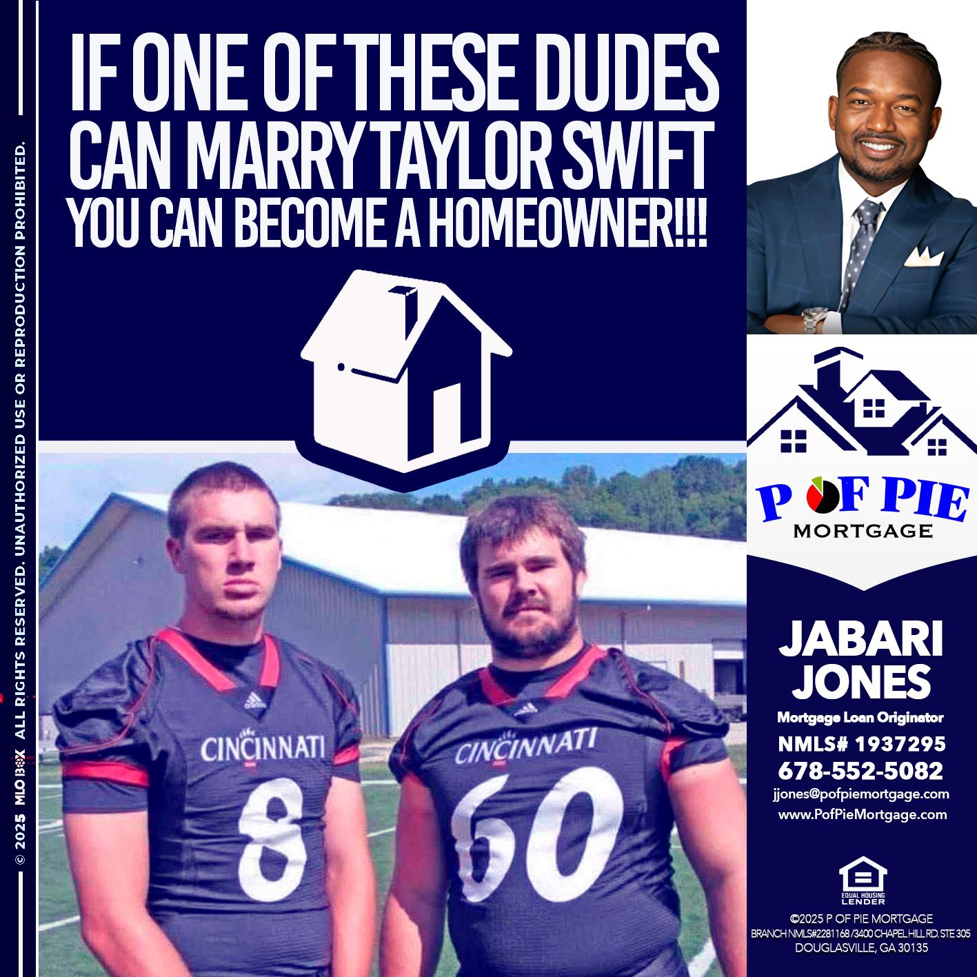 IF ONES OF THIS DUDES - Jabari Jones -Mortgage Loan Officer