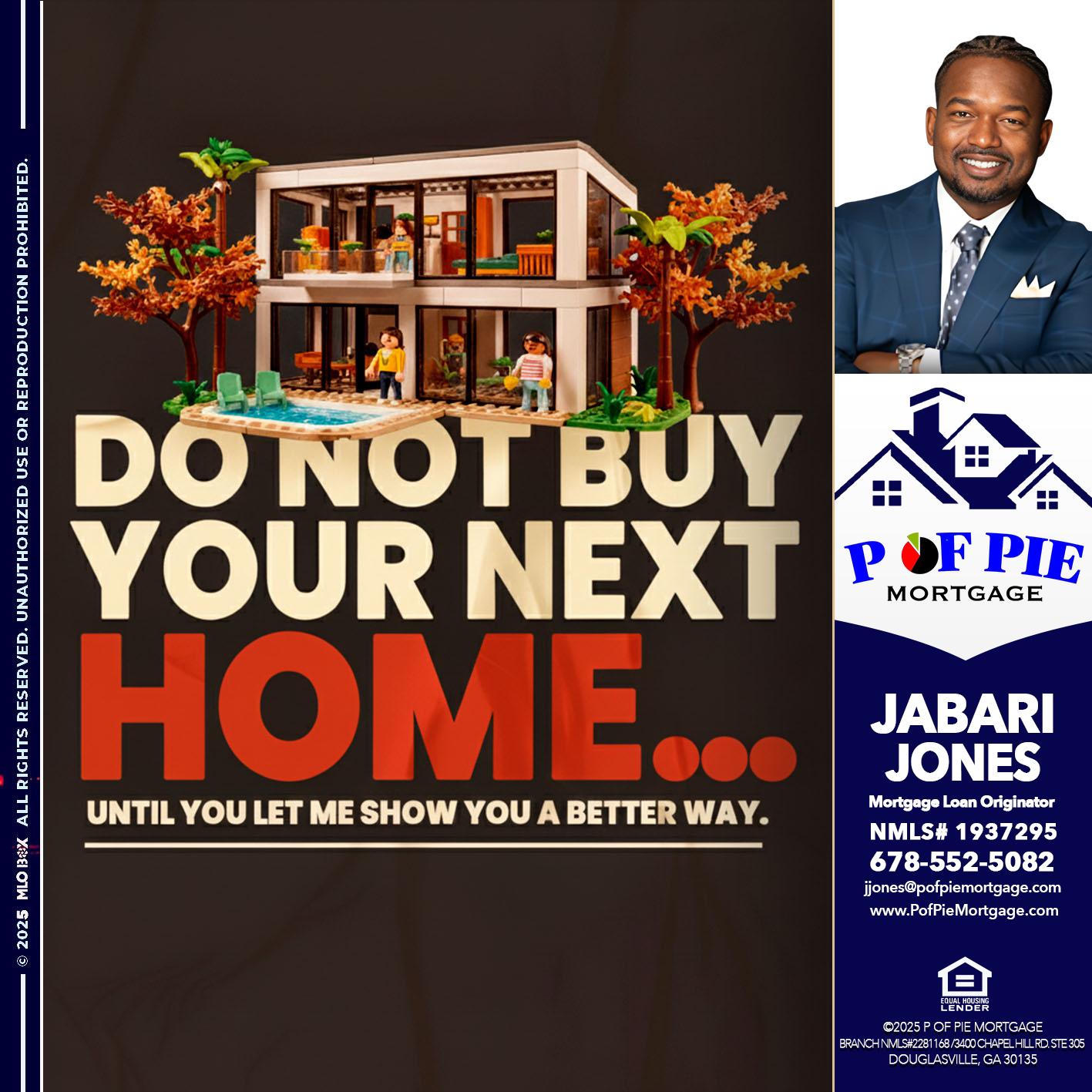 DO NOT - Jabari Jones -Mortgage Loan Officer